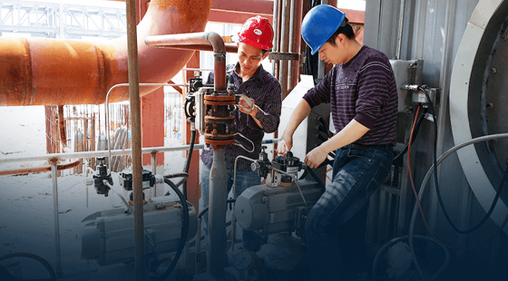 V&aacute;lvulas usadas na usina